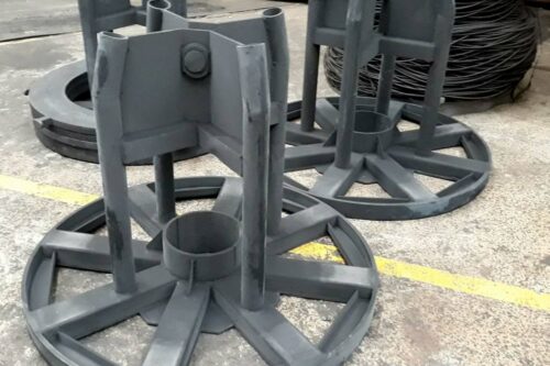 Soportes para cableado de hornos industriales